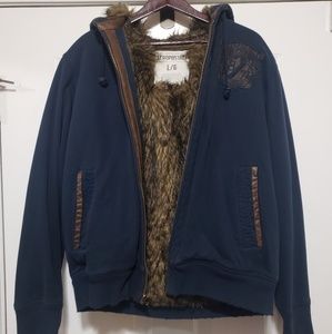 AEROPOSTLE FUR LINED JACKET